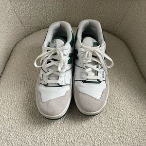 New Balance 550 White Green Women’s 10.5, Men’s 9 With Box